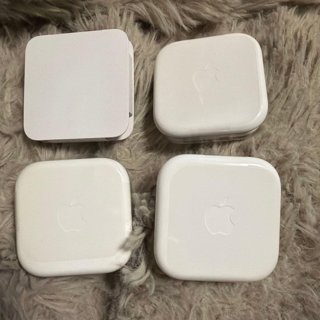 Apple 正規品　lightning 有線イヤホン 4セット ホワイト