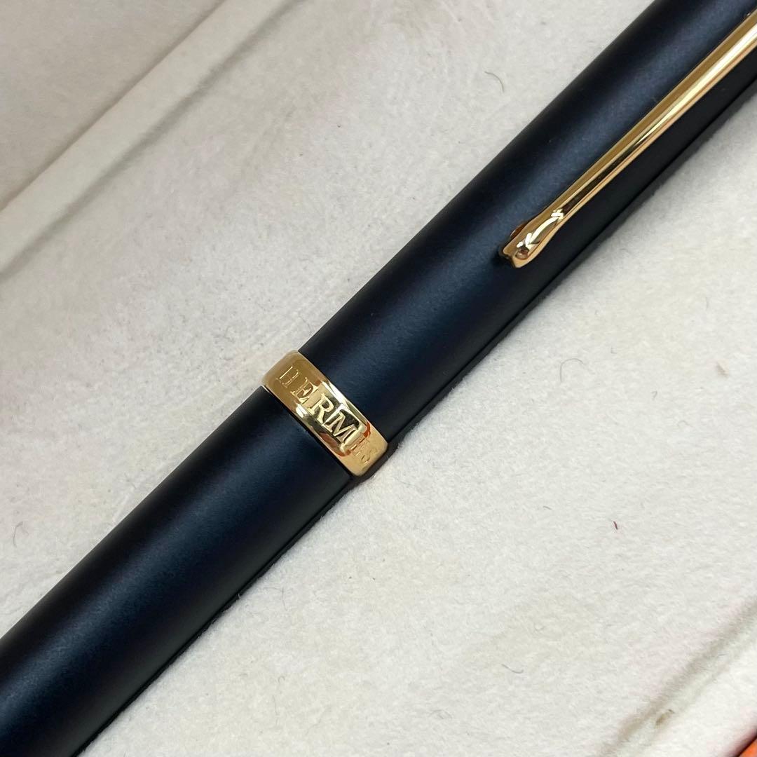 極美品★HERMES Allegro ボールペン　ブラック　黒　付属品付