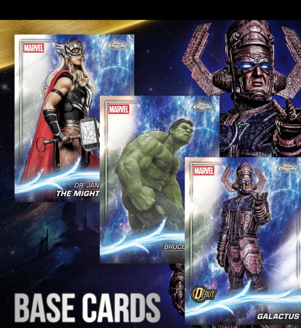 Topps Chrome Marvel トレーディングカード 2025年版