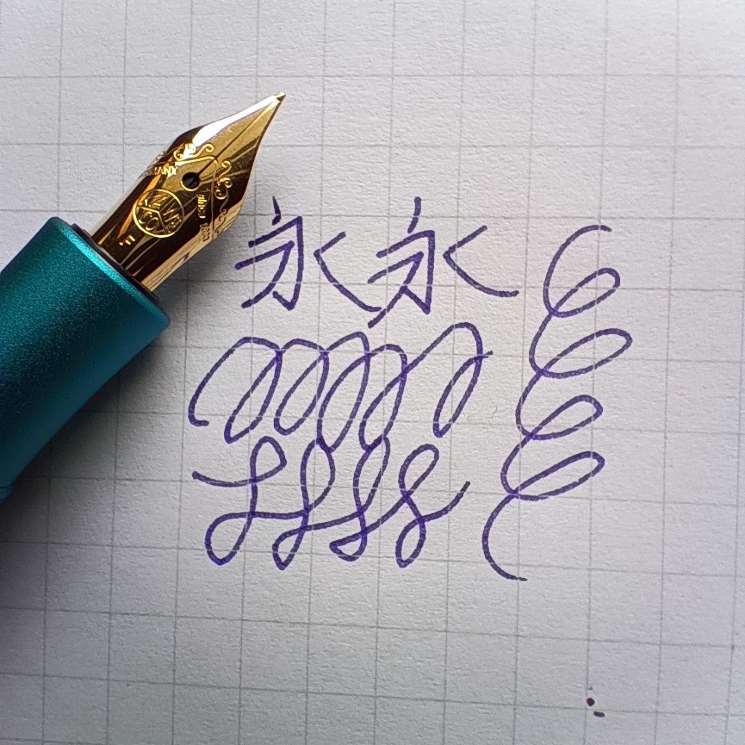 Kaweco Collection イグアナブルー 万年筆　ペン先F クリップ付