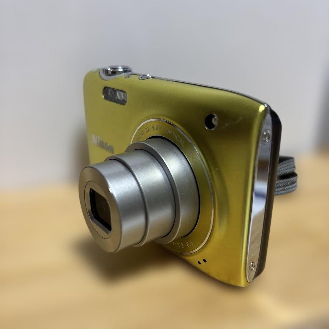 【美品動作確認済】Nikon COOLPIX S3100 デジカメ　希少イエロー