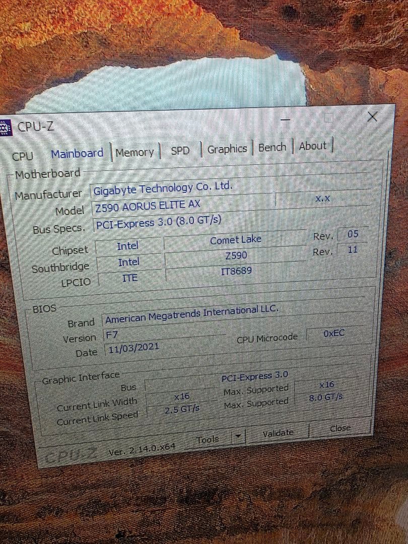 GIGABYTE Z590 AORUS ELITE AX（動作確認済）