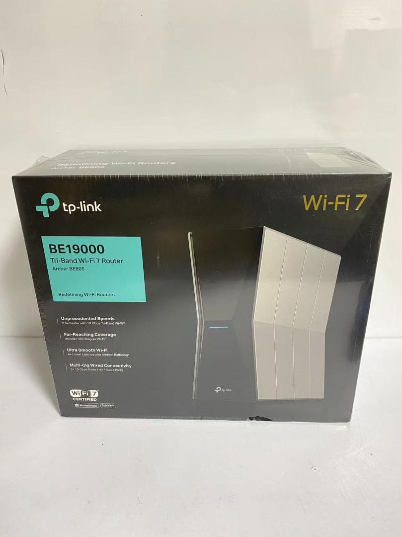 TP-Link WiFi7 ルーター Archer BE805 BE19000