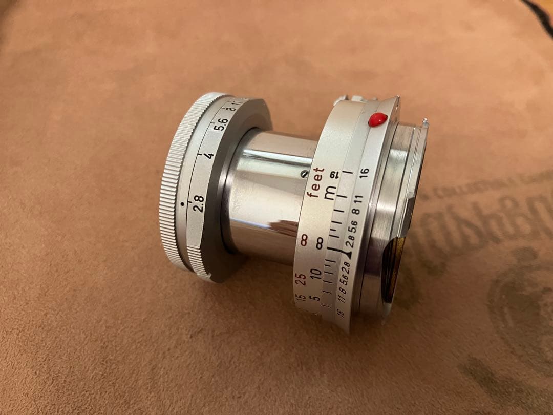 美品 ライカ エルマー 50mm f2.8 ゾロ目シリアル 純正フィルター付