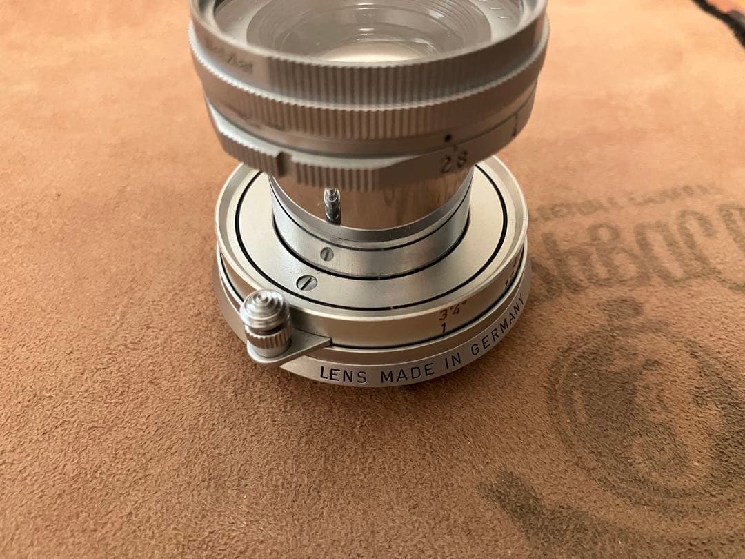 美品 ライカ エルマー 50mm f2.8 ゾロ目シリアル 純正フィルター付