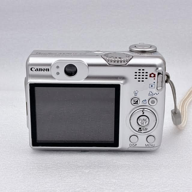 【良品】キャノン PowerShot A570 IS デジタルカメラ シルバー