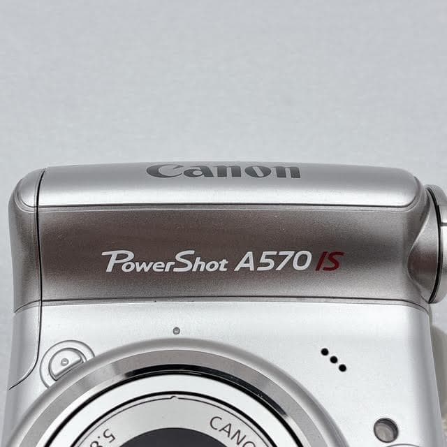 【良品】キャノン PowerShot A570 IS デジタルカメラ シルバー