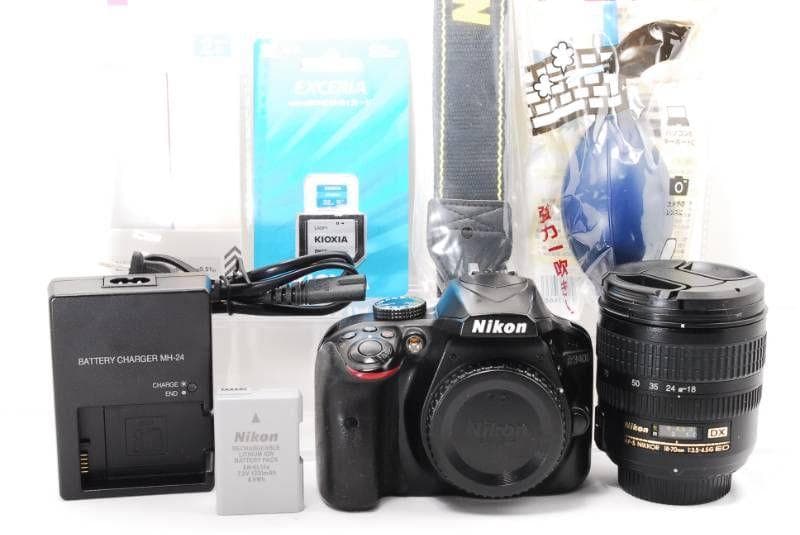 ✨ Nikon D3400 一眼レフ スマホ転送 シングルレンズセット ニコン
