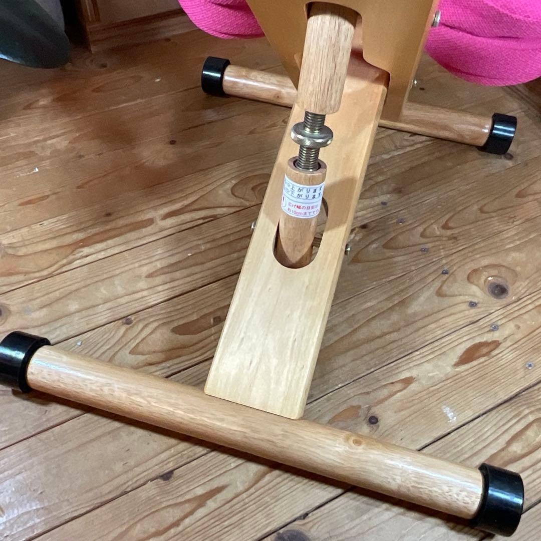 宮武製作所 プロポーションチェア バランスチェア クッション付き ピンク