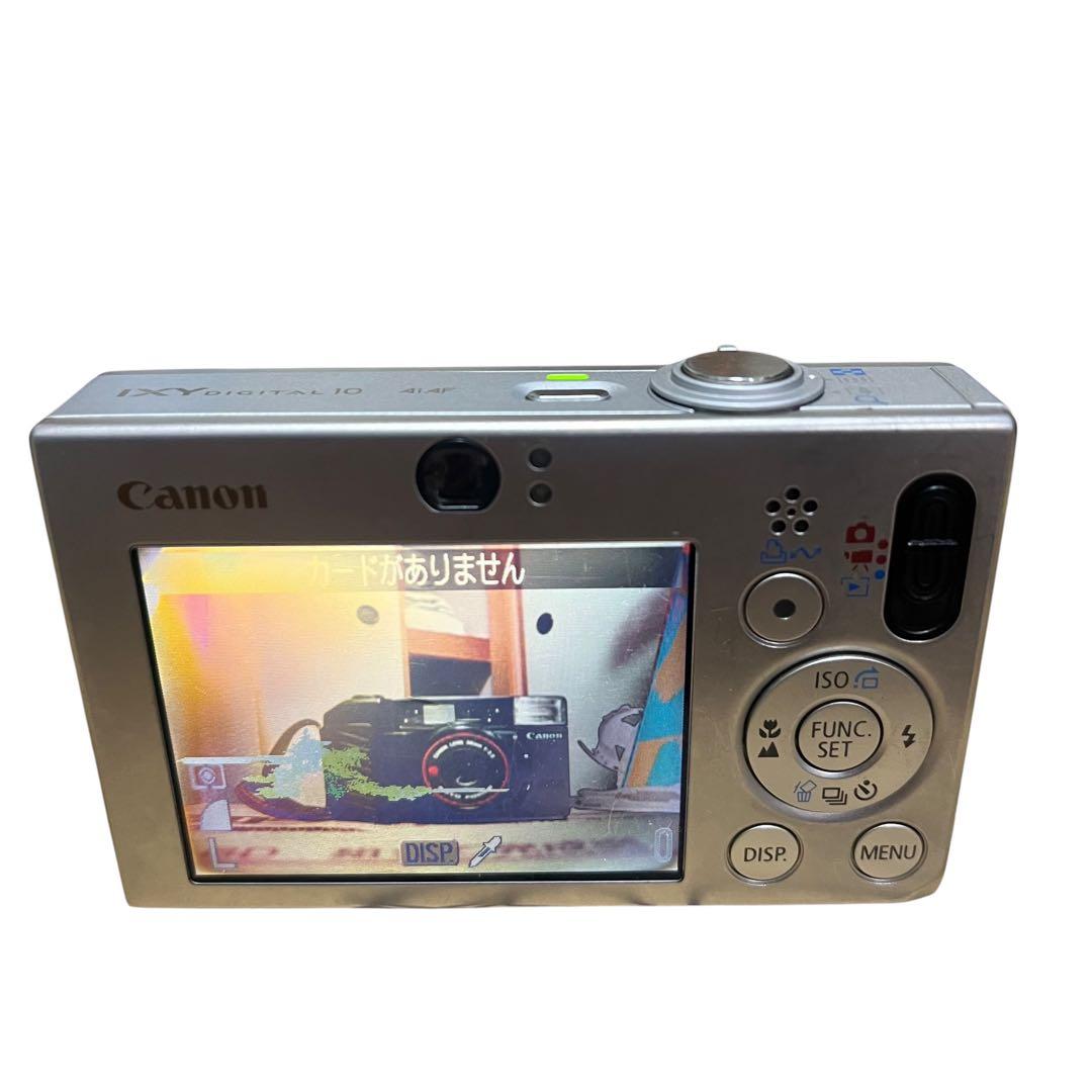 Canon IXY DIGITAL 10 訳ありシルバー デジカメ オールド