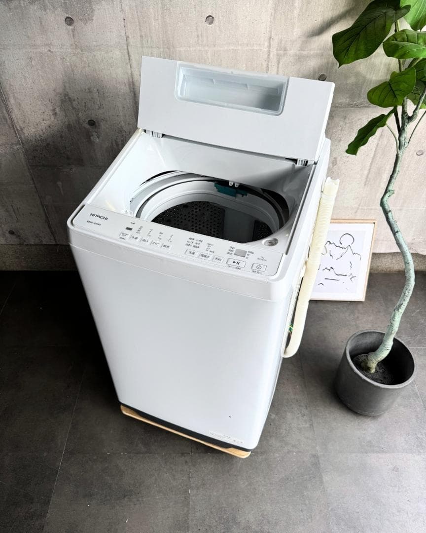 設置まで✨ HITACHI 二人暮らし洗濯機 7kg✨ 2025年製⭕️