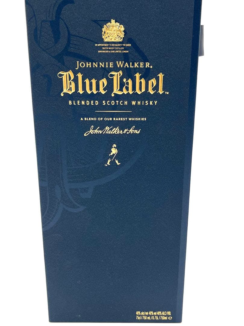 【新品未開栓・箱付き】ジョニーウォーカー ブルーラベル 750ml 高級スコッチ