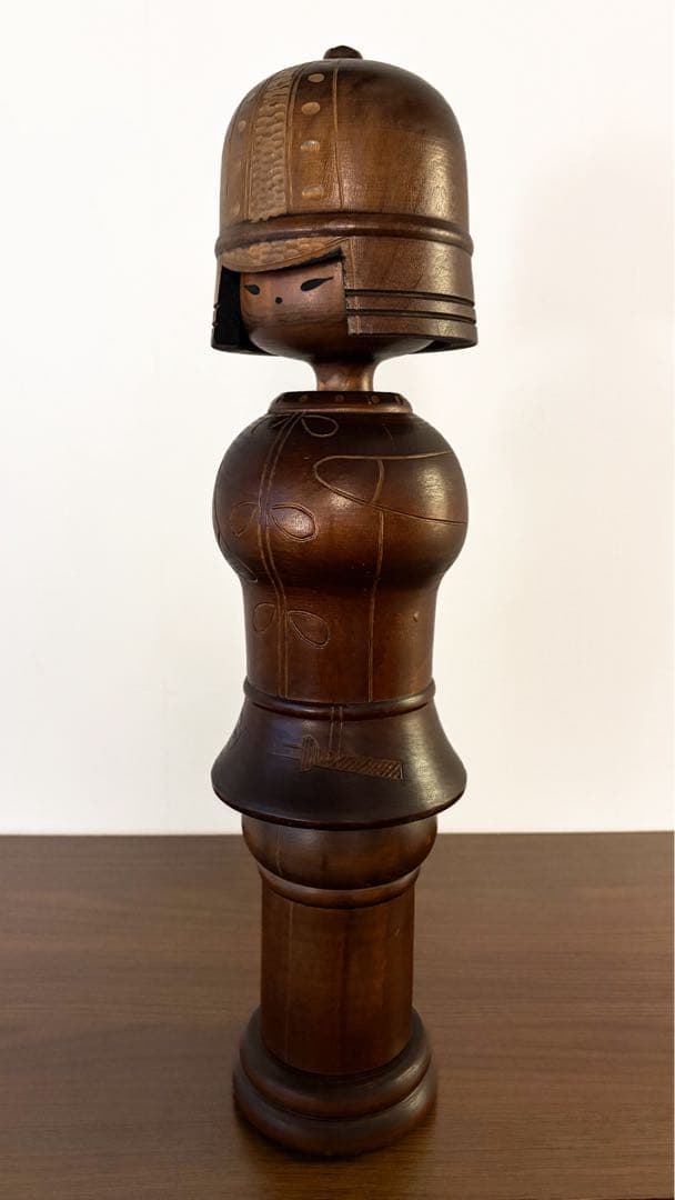 関口 三作 Sansaku 創作 こけし kokeshi 人形 レトロ 武人