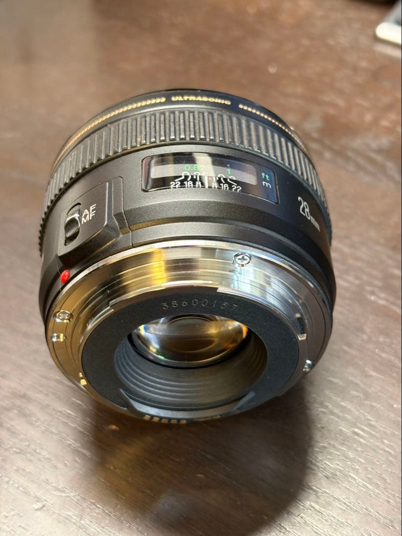 Canon EF28mm F1.8 USM 付属品完備 元箱 ケース フード付