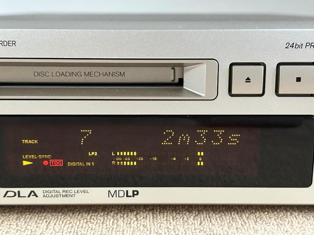 ONKYO オンキョー　MD-105TX　MDレコーダー　中古動作確認済