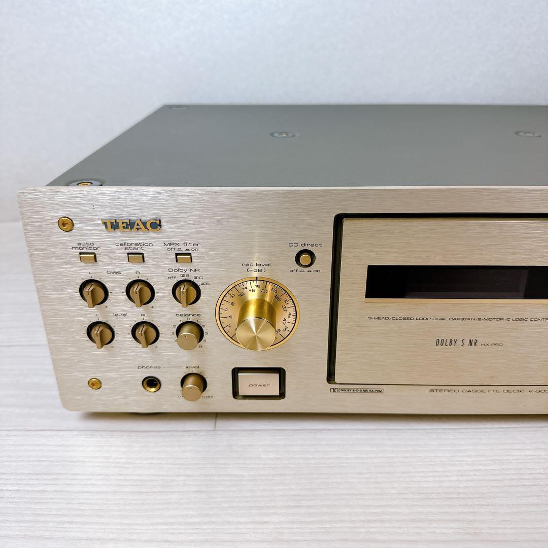 【美品・動作品】TEAC V-6030S カセットデッキ ティアック
