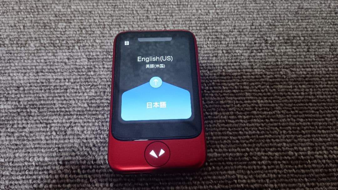 【美品】POCKETALK S レッド 翻訳機