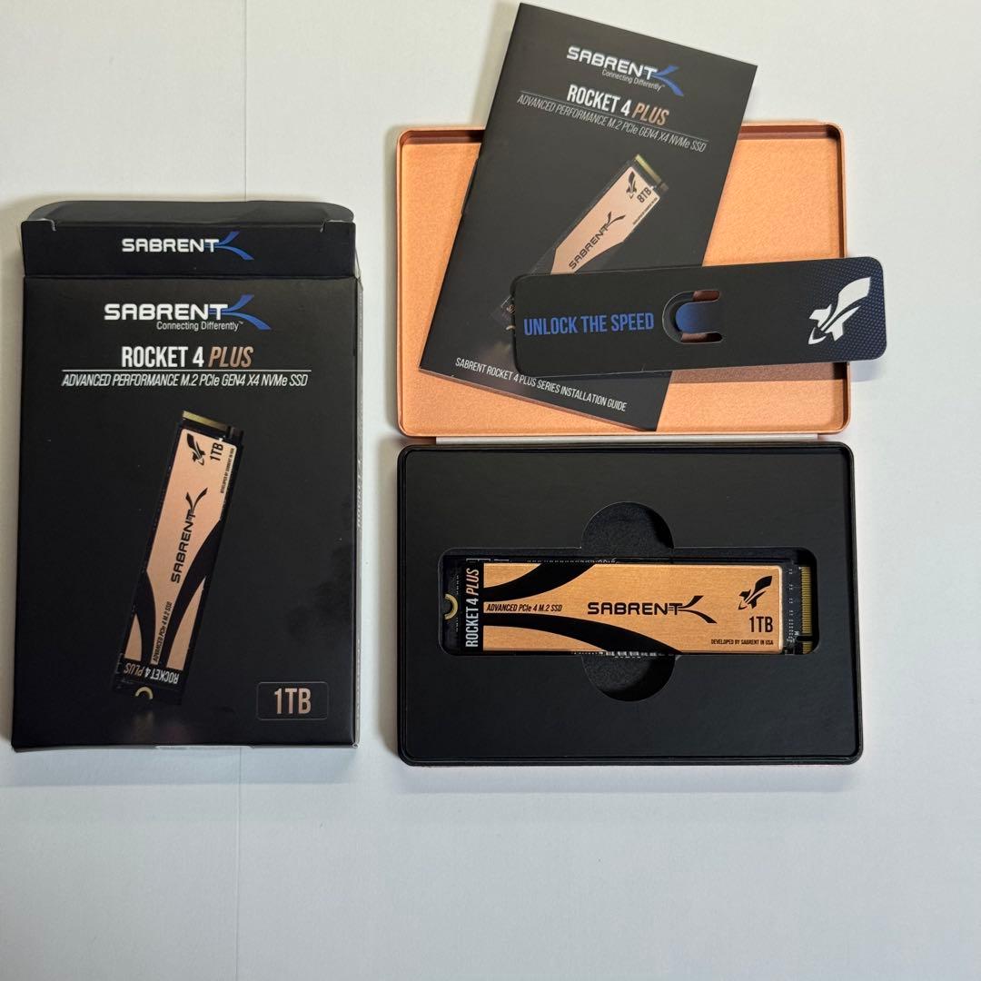 【ほぼ未使用】Sabrent Rocket 4.0 Plus 1TB