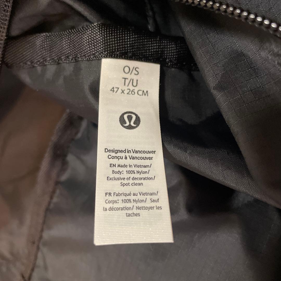 【未使用に近い】パッカブル キャリーオールトートバッグ 56L 黒