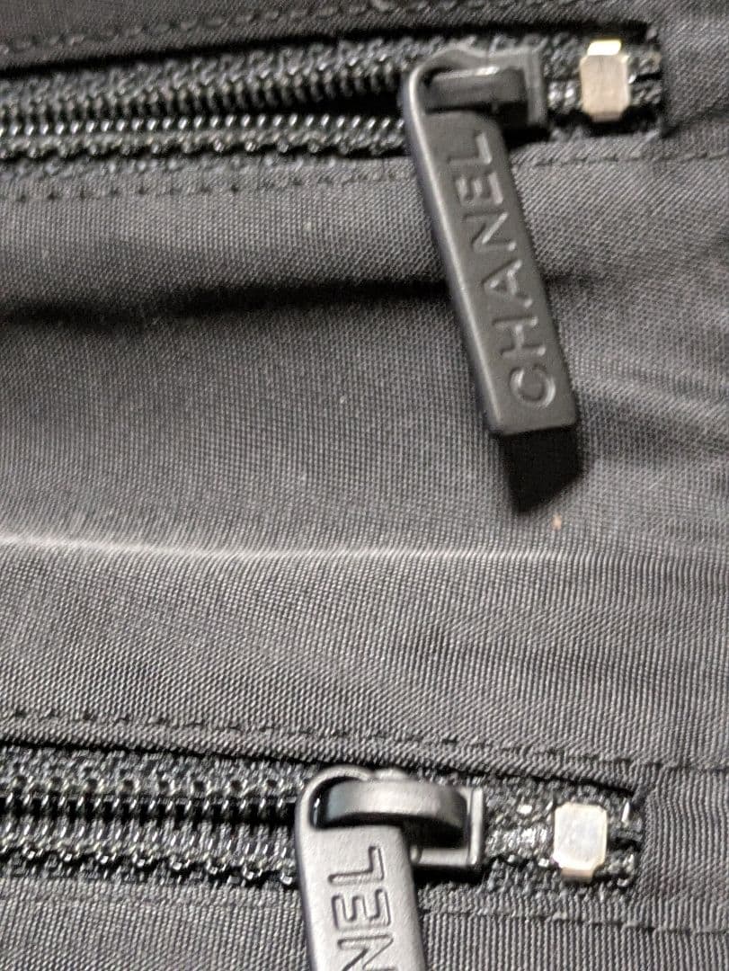 シャネル CHANEL アクセサリーケース ニュートラベルライン ナイロン 黒