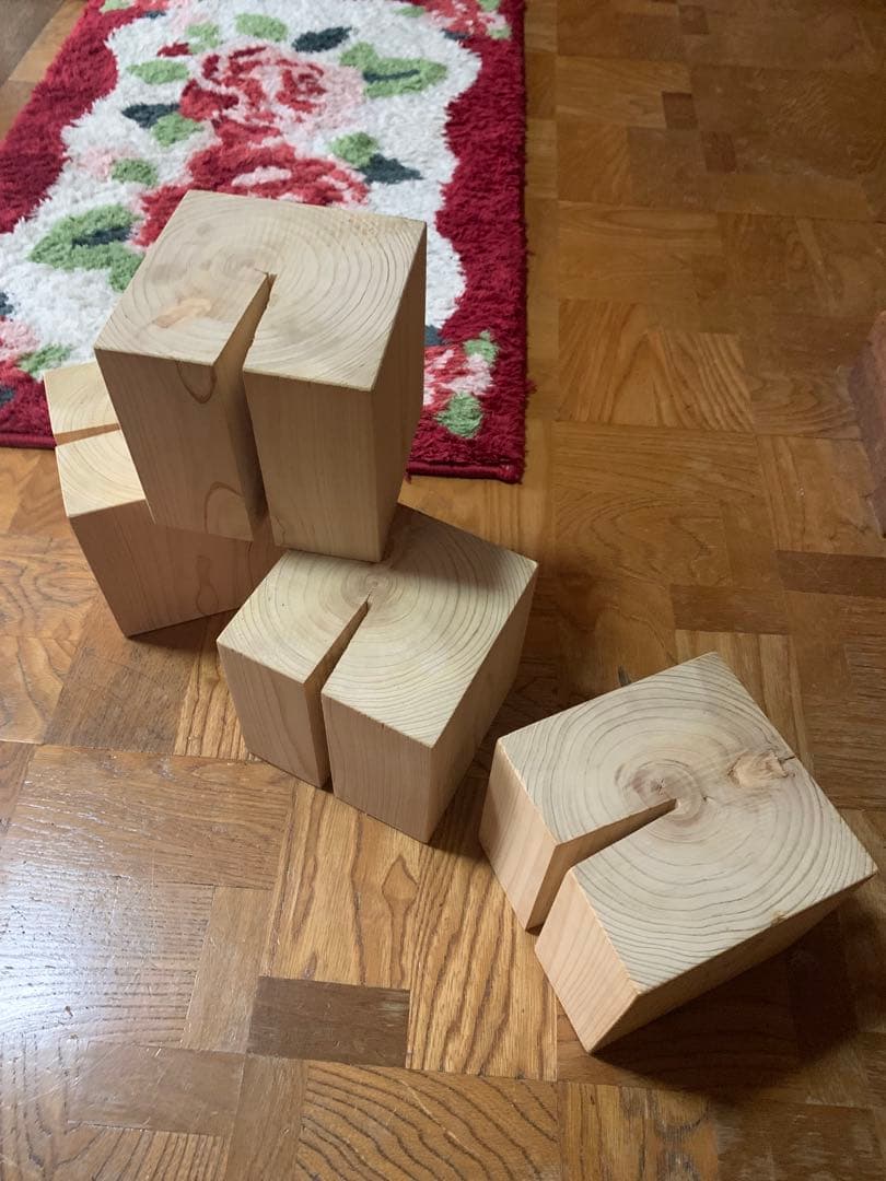 木製スピーカーベース(スタンド天然木製)