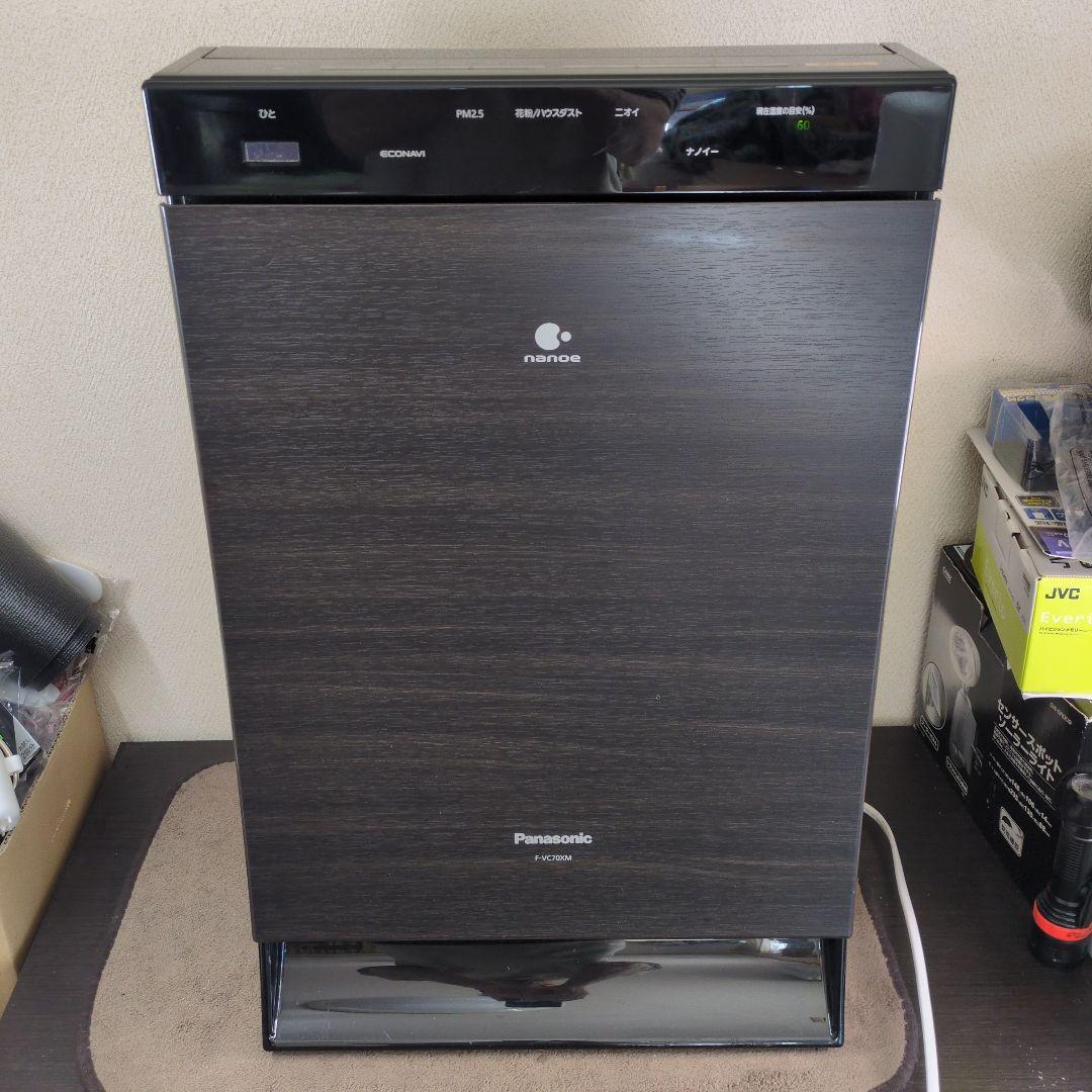 Panasonic nanoe 空気清浄機 F-VC70XM 木目