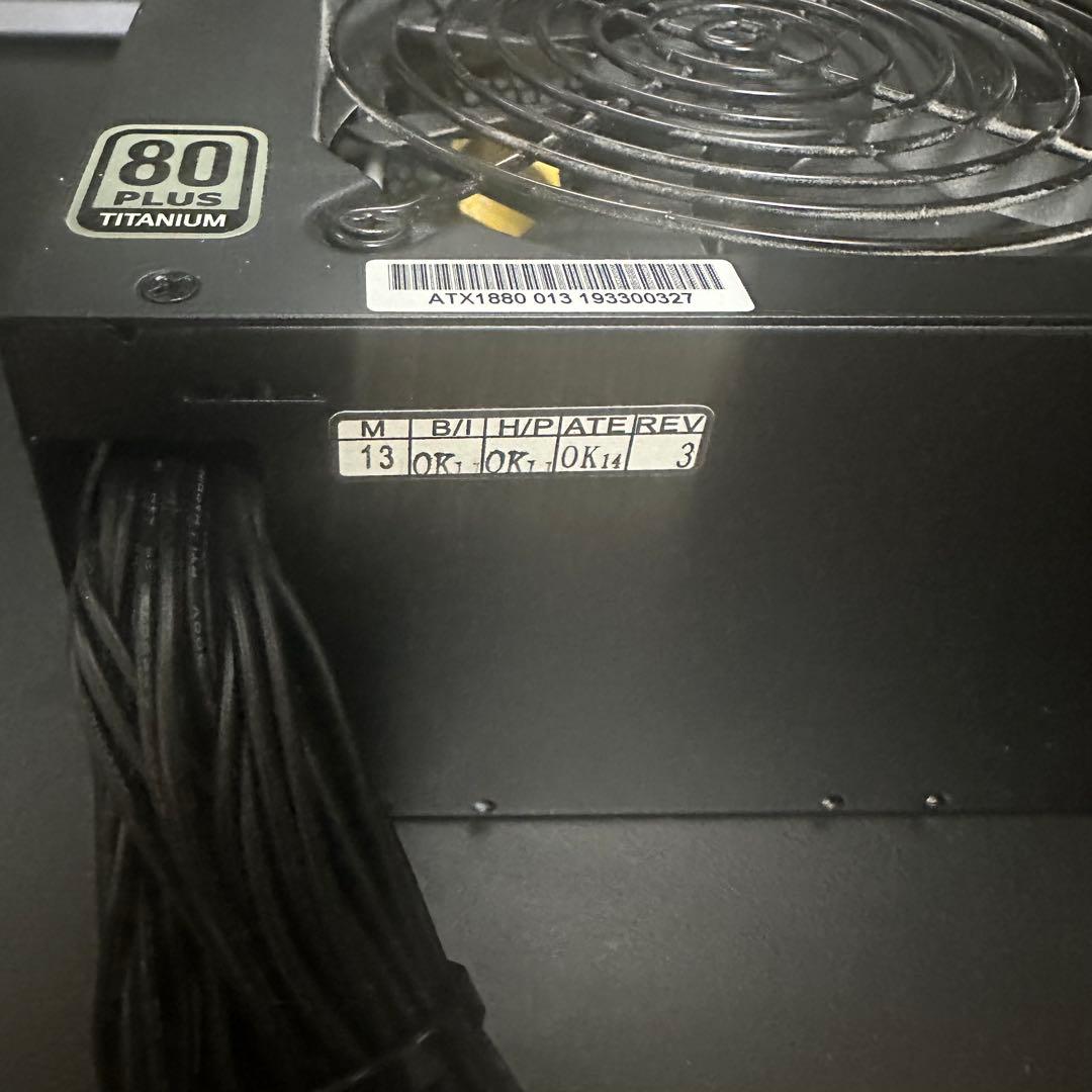 800W PC電源 Titanium認証 Enhance ATX-1880GA1