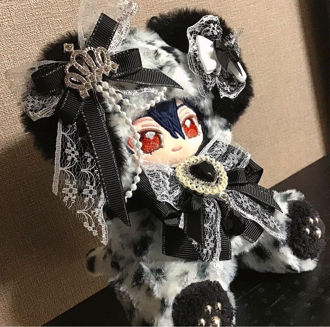 【い2】ダルメシアン　犬　12cm〜13cmぬい用　いつぬい　おすわり　着ぐるみ
