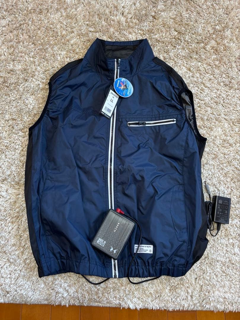 新品未使用空調服　バッテリーファンセット　ＬＬ