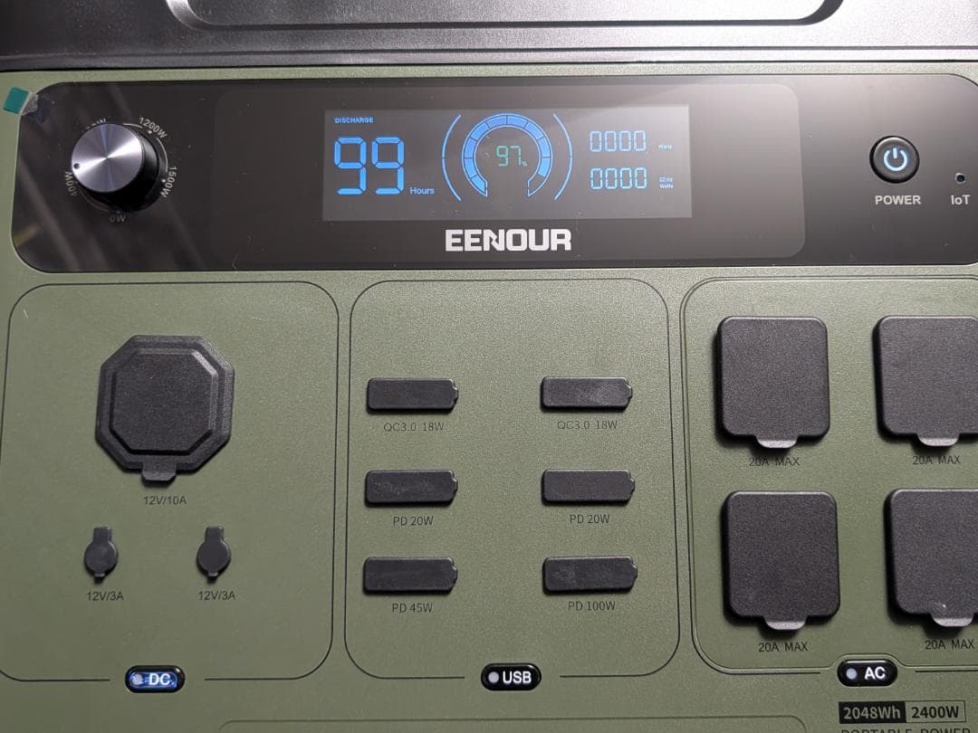 EENOUR P2001 PLUS 電源 2048Wh/640000mAh