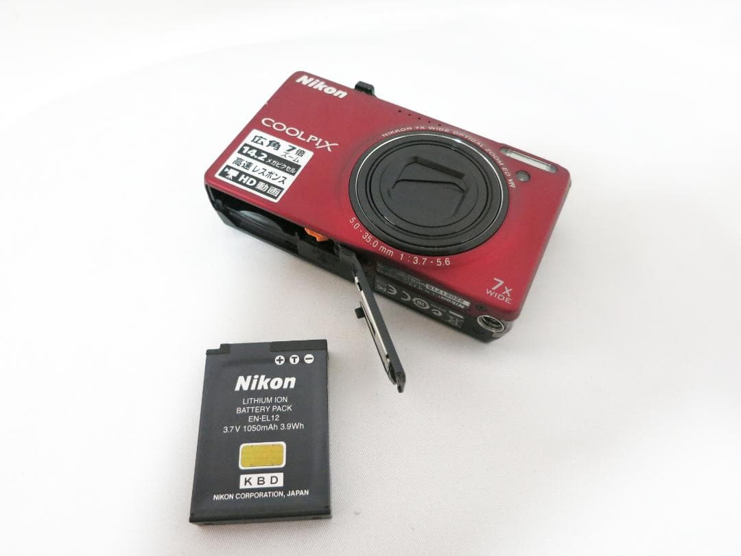 Nikon COOLPIX コンパクトデジタルカメラ S6000 レッド