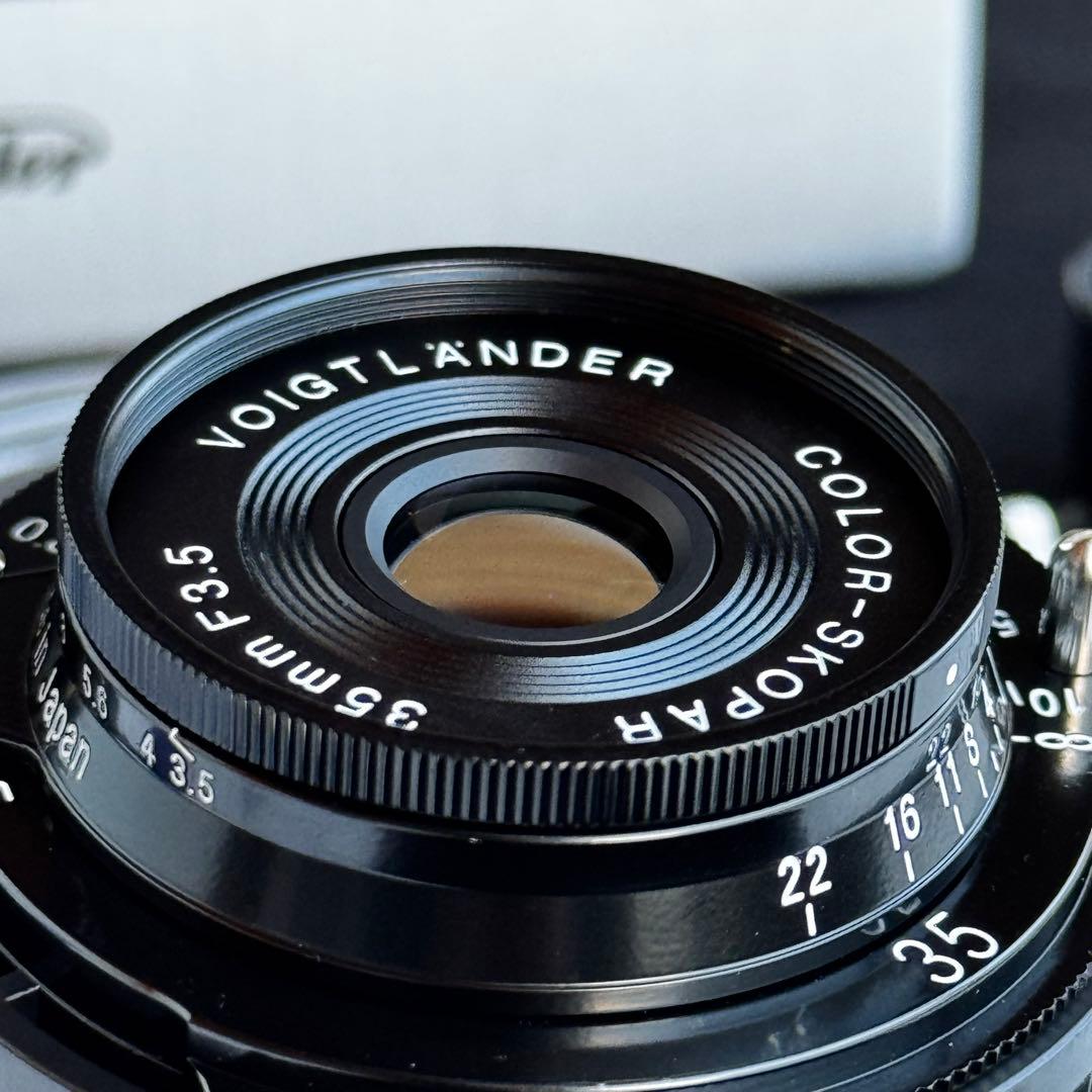 Voigtlander COLOR SKOPAR35mmF3.5ブラックペイント