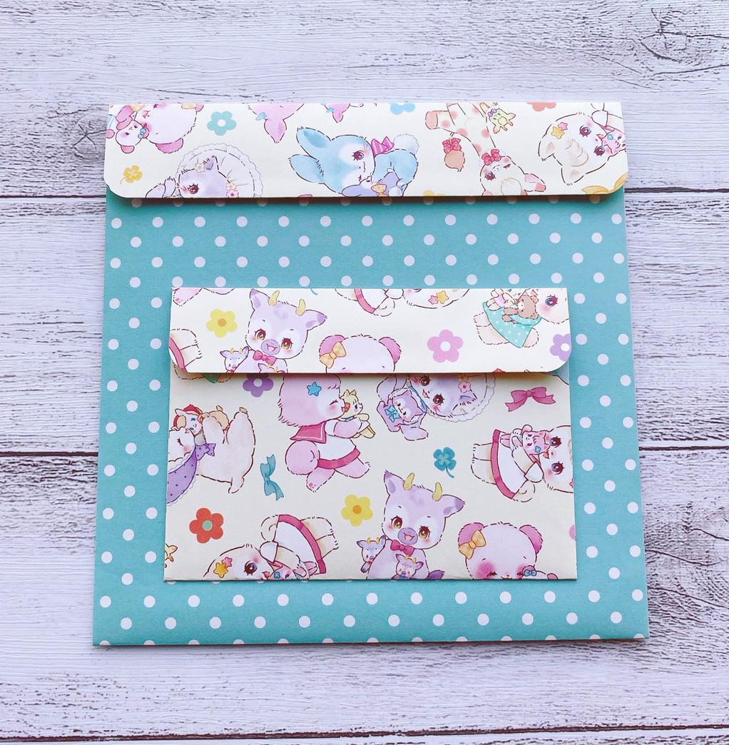 【Sold】★ポケット付き丸窓封筒No.62★おすそ分けファイル★Libe