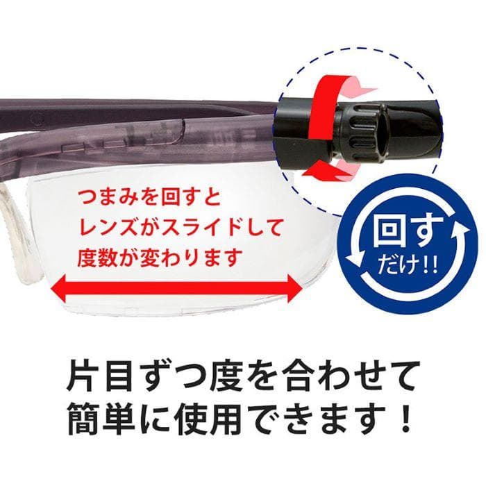 Y【未使用保管品】プレスビー ドゥ−アクティブ 度数調整　老眼鏡 (エメラルド)