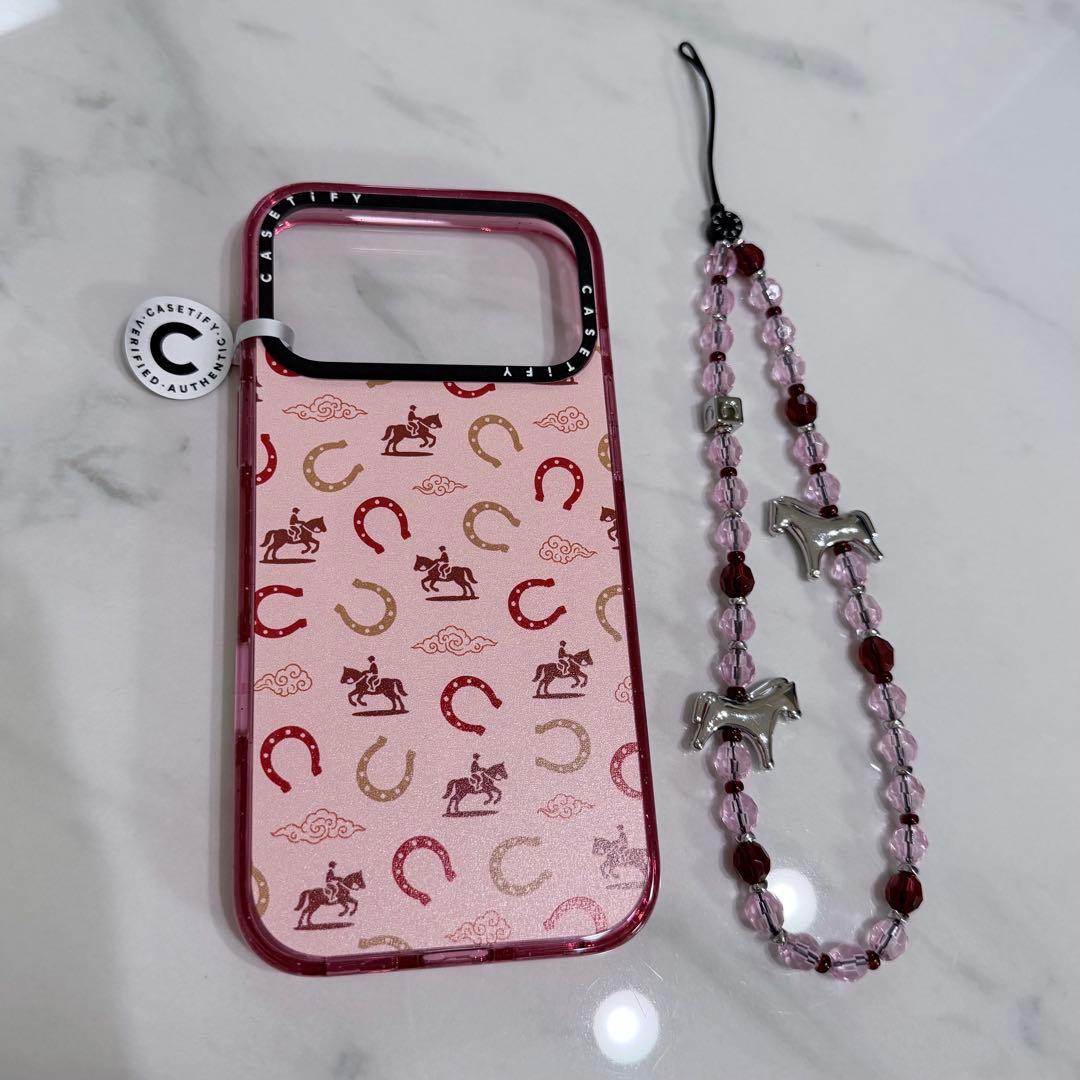 新品 ケースティファイ iPhone17promax 馬 ホース ケース