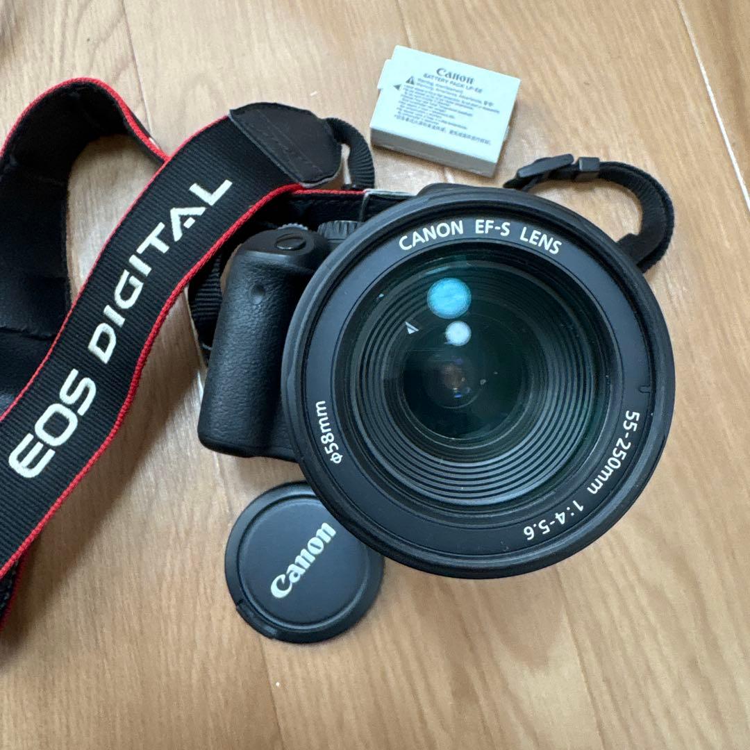 Canon EOS Kiss X4 デジタル一眼レフカメラ55-250㎜レンズ付