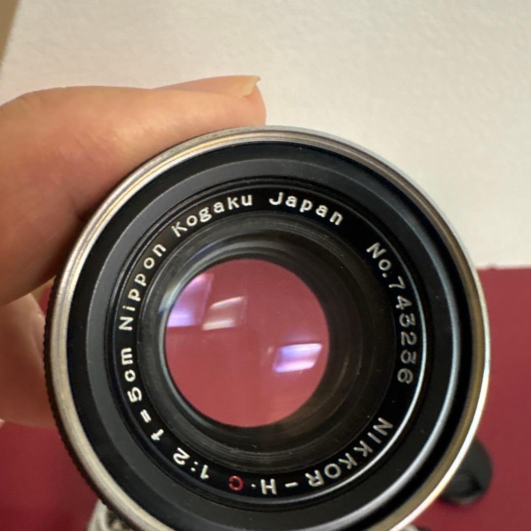 Nikon S2レンジファインダーカメラ シルバー