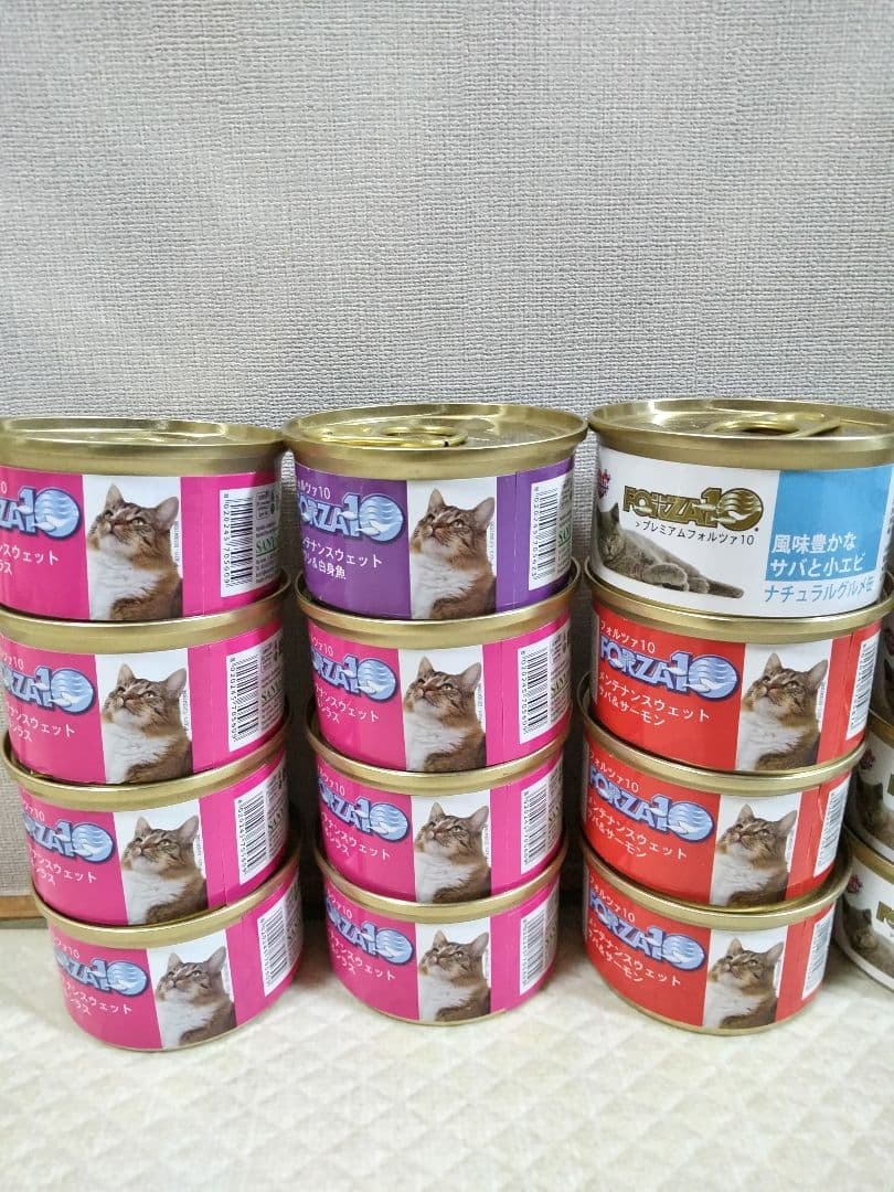 フォルツァ10 猫缶詰　7種.24缶セット
