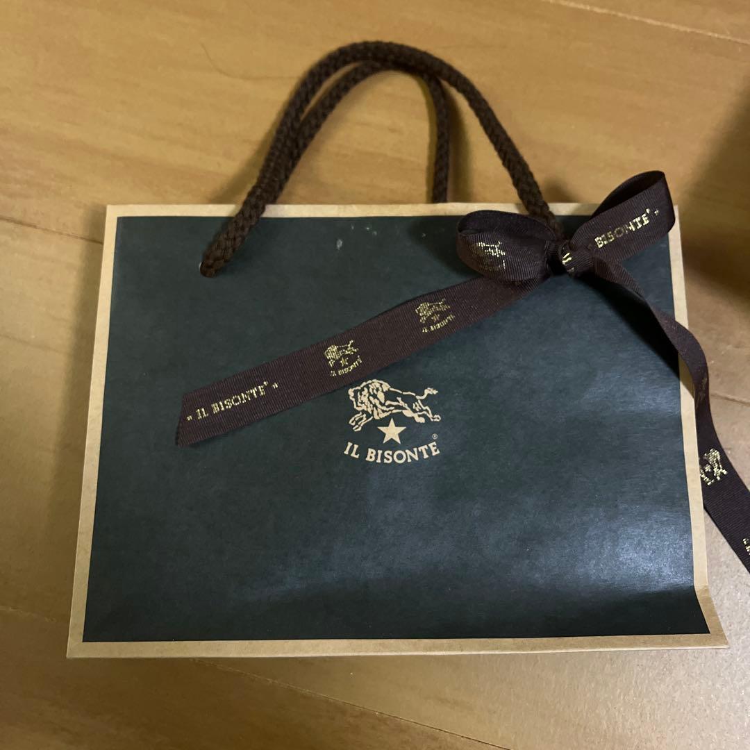 IL BISONTE ブラウン レザーペンケース