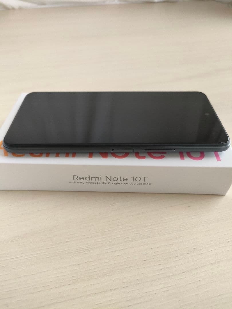 Redmi Note 10T グレー アズールブラック 本体　箱付き