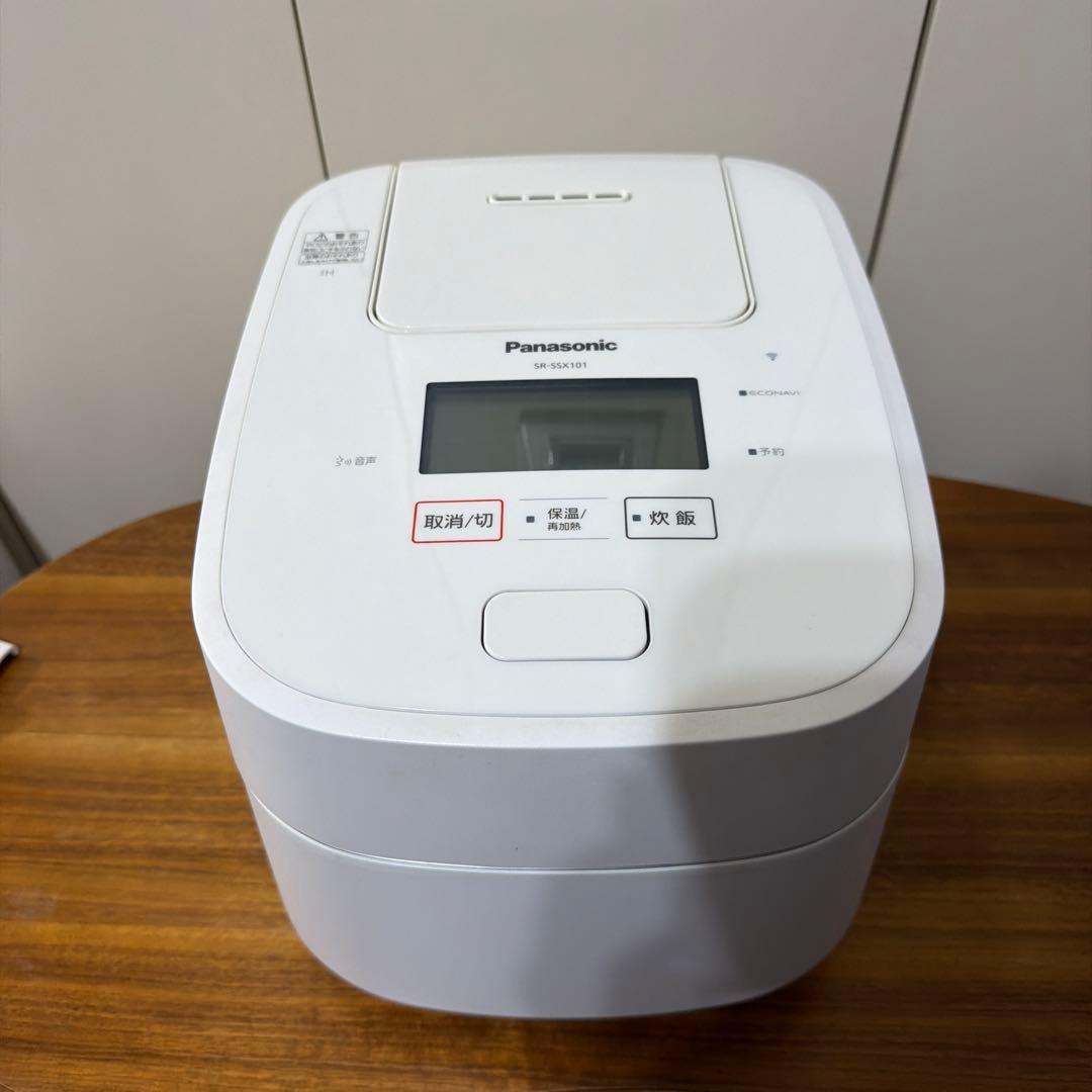Panasonic SR-SSX101 炊飯器 5.5合 Wおどり炊き 動作良好