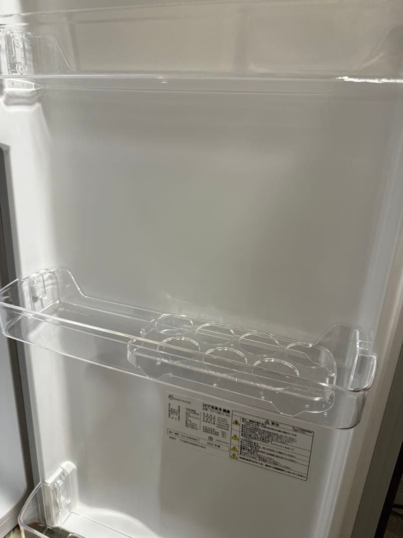 【値下げ】2023年式／送料込み　2ドア冷凍冷蔵庫