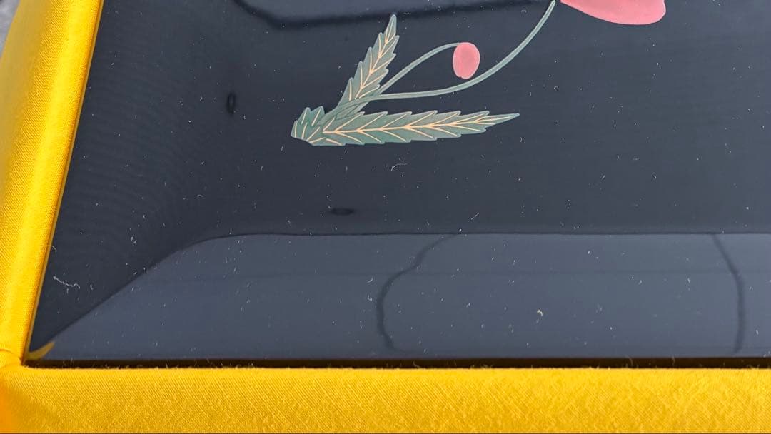 輪島塗　卓上膳　草花絵替蒔絵　五枚組　共箱