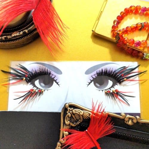 ❤感謝品★黒夜叉★装飾まつげ★送無料●即買不可