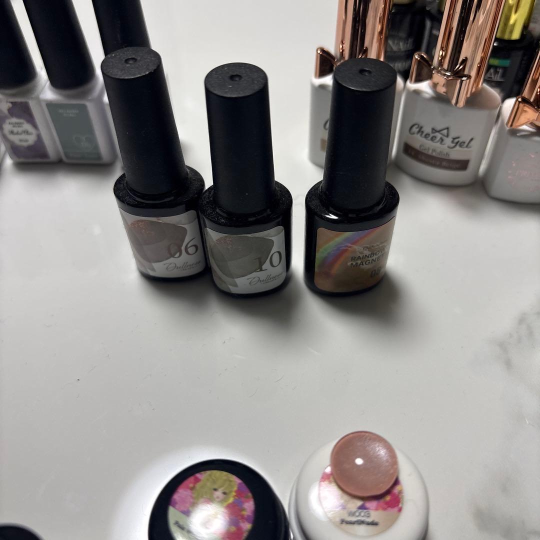 ジェルネイルセット　91点まとめ売り　マグネットネイル