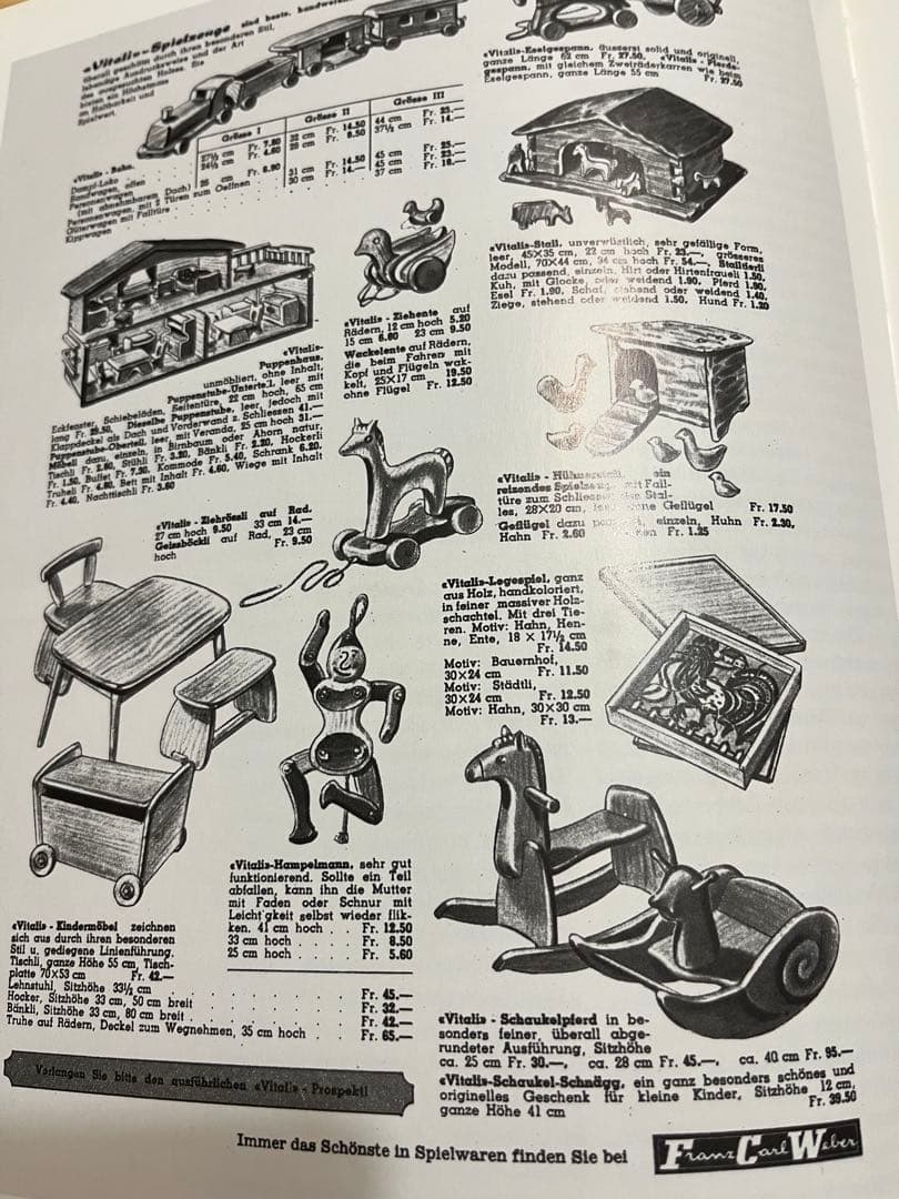 スイス　アントニオヴィタリ　木製パズル　1960年　Heimatwerk購入品