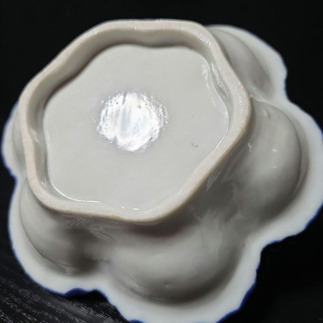 伊万里　骨董　人物図/芸者絵　デザート皿　浅鉢　小鉢　深皿　2枚