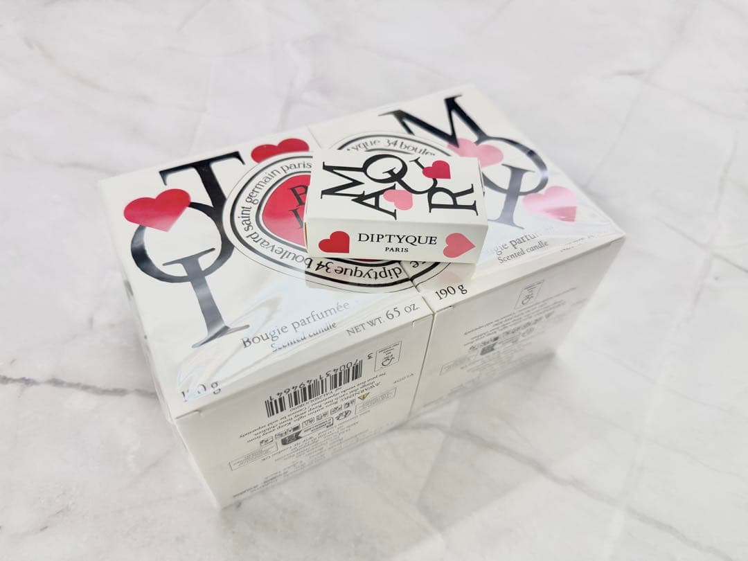 diptyque 限定デュオ クラシックキャンドル ベ ローズ