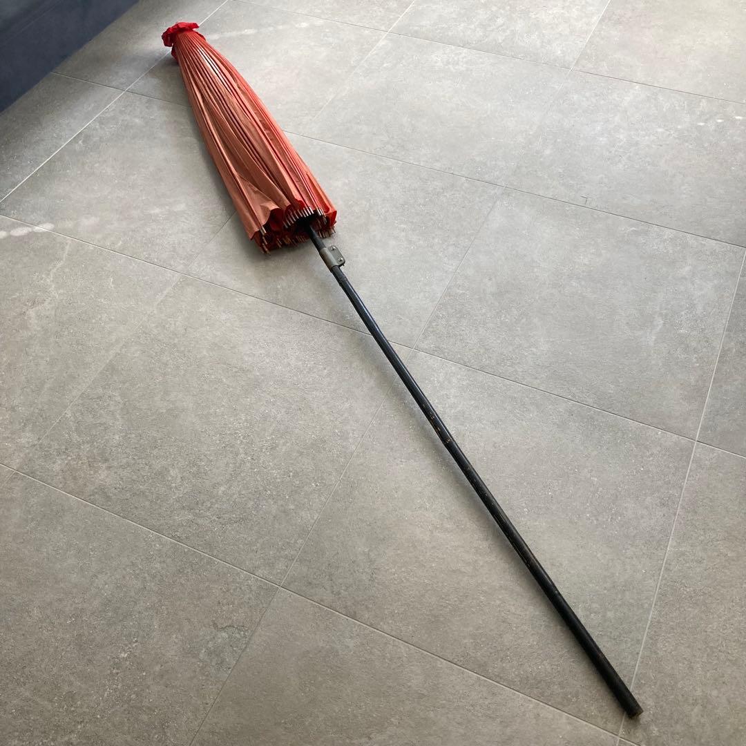 特大 野天傘 和傘 お茶会 花見 店舗 小道具 傘直径170cm 全長230cm