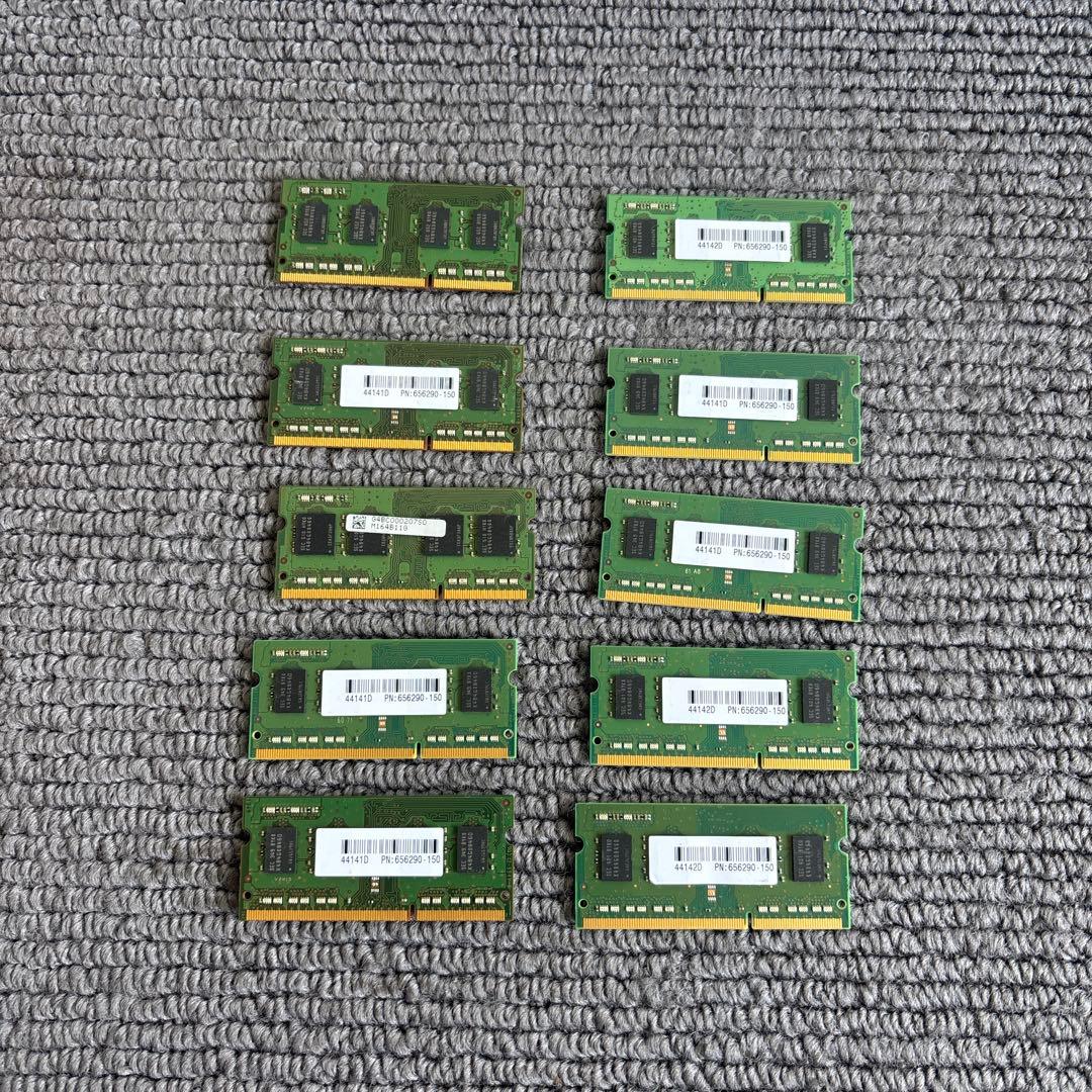 SAMSUNG ノートパソコン用　メモリ4GB×10枚　#B25 ⑨y